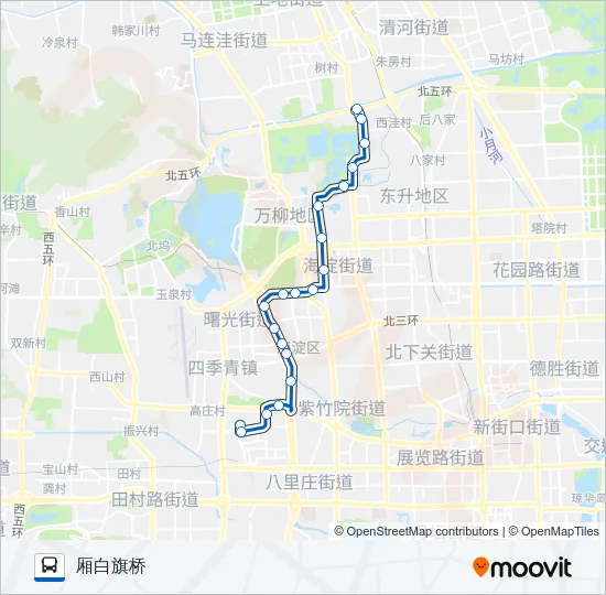 运通124 Bus Line Map
