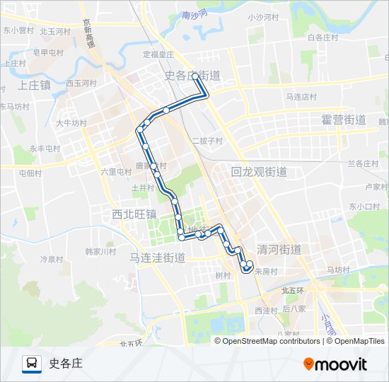 运通205 bus Line Map
