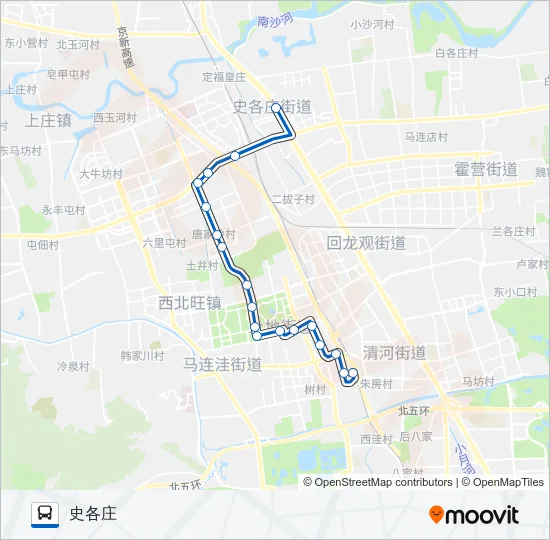 运通205 Bus Line Map