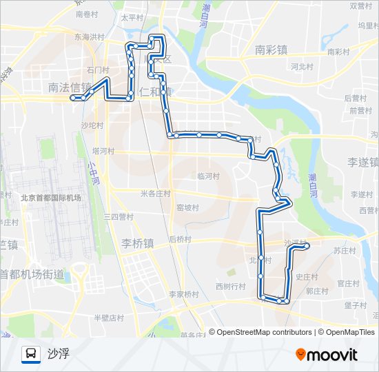 公交顺12区间路的线路图