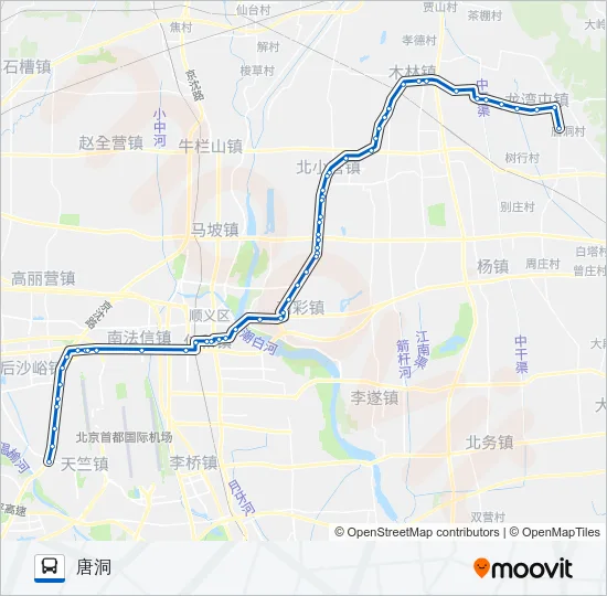 顺31区间 Bus Line Map