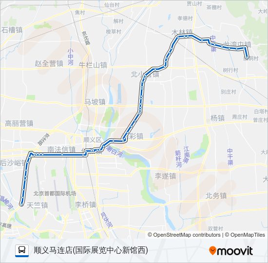 公交顺31区间路的线路图