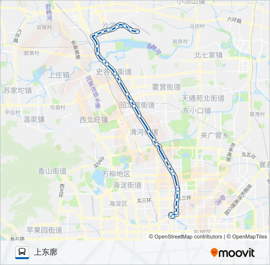 670上东廓 Bus Line Map