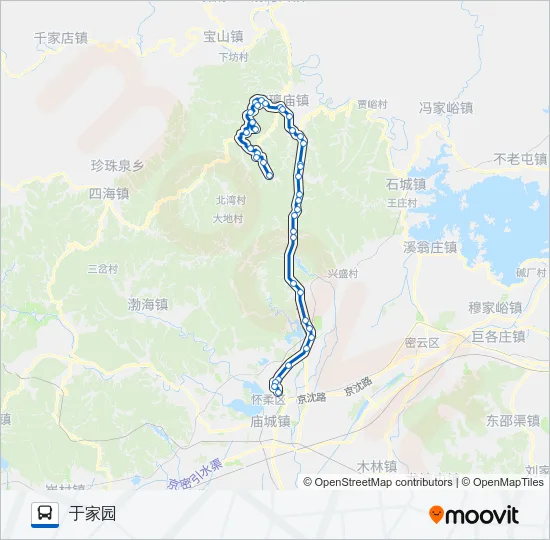 H13西台子 Bus Line Map