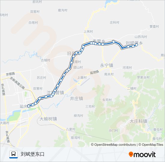 Y07延长线 bus Line Map