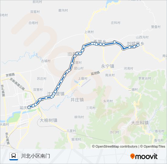 Y07延长线 Bus Line Map