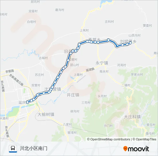 Y07延长线 Bus Line Map