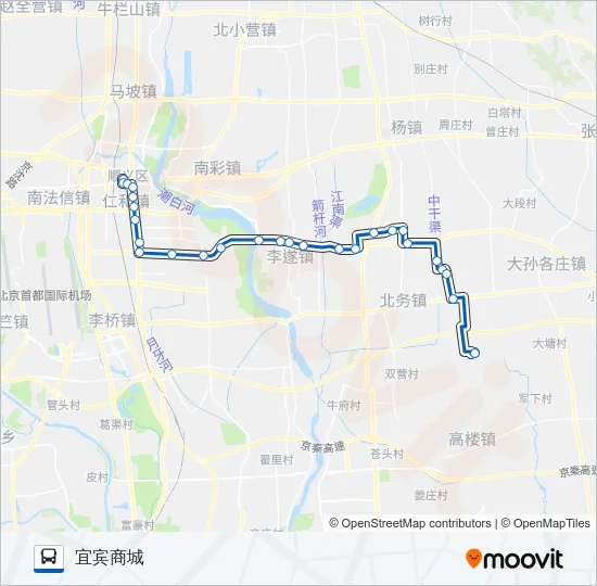 顺17大洛泡 Bus Line Map