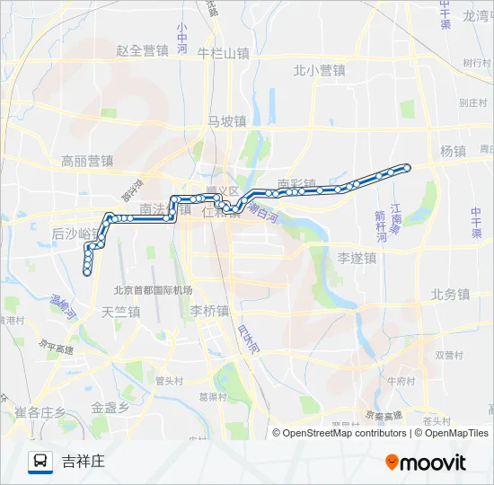 公交顺28汉石桥路的线路图