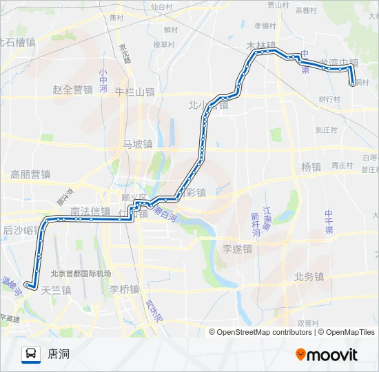 公交顺义31区间路的线路图