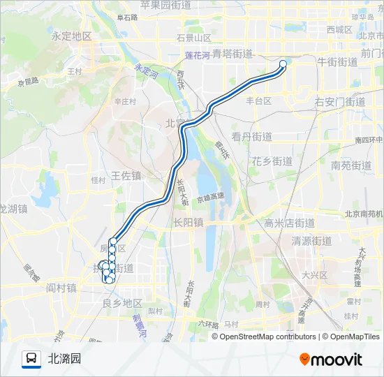 616区间快车 Bus Line Map