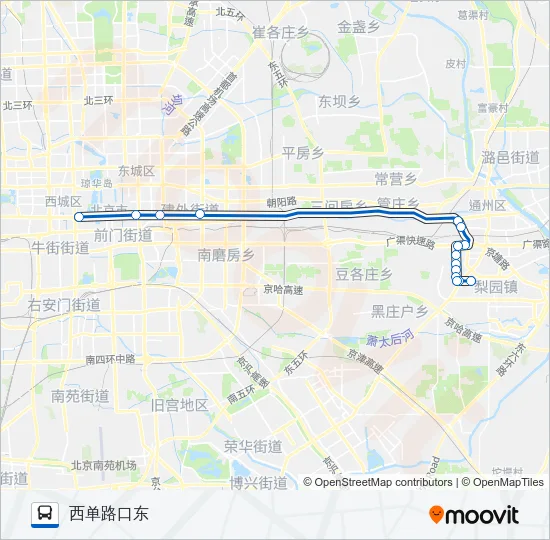 669-1联运 Bus Line Map