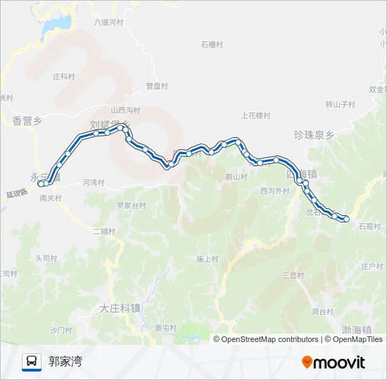 925支郭家湾 Bus Line Map