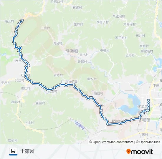 936支杏树台 Bus Line Map