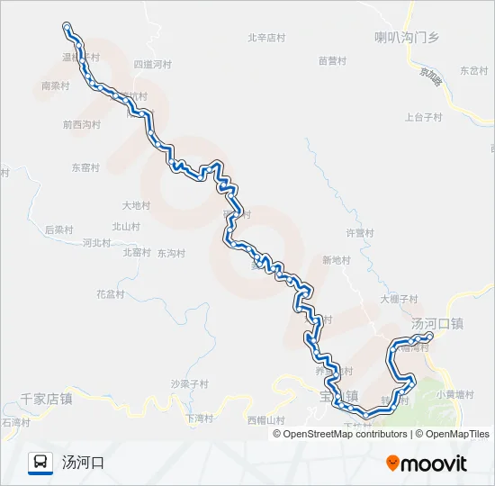 936支郑栅子 Bus Line Map