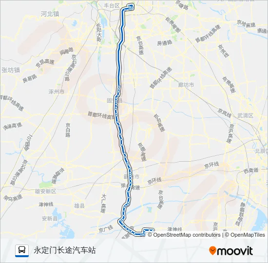 943文安专线 Bus Line Map