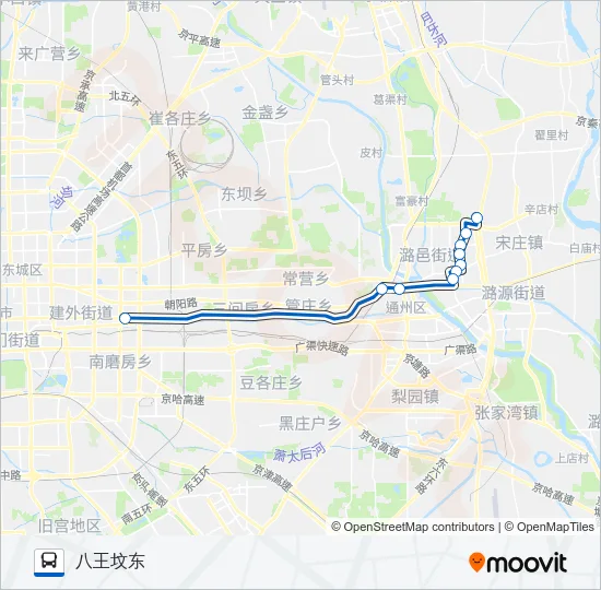 648-649联运 Bus Line Map