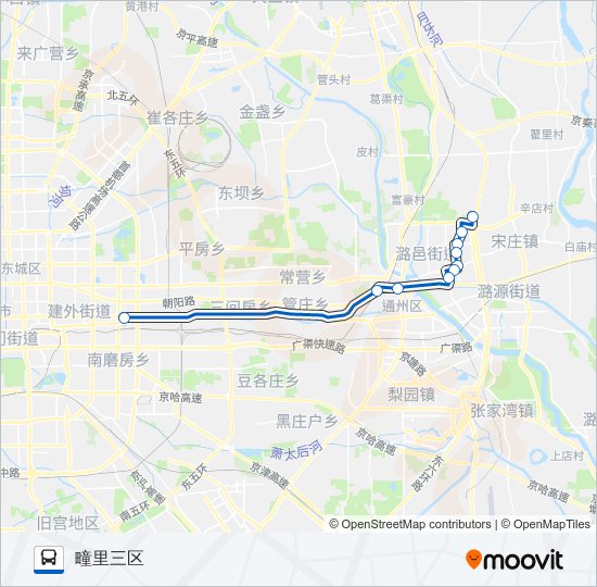 648-649联运 bus Line Map