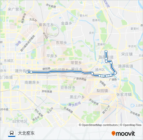 667-552联运 Bus Line Map