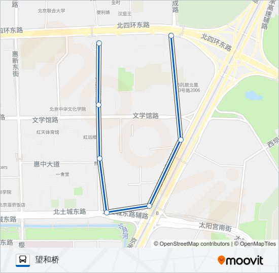 联运119-125 bus Line Map