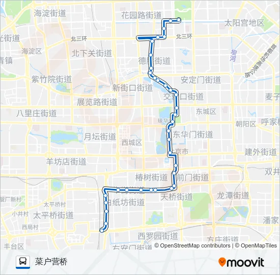5 Bus Line Map