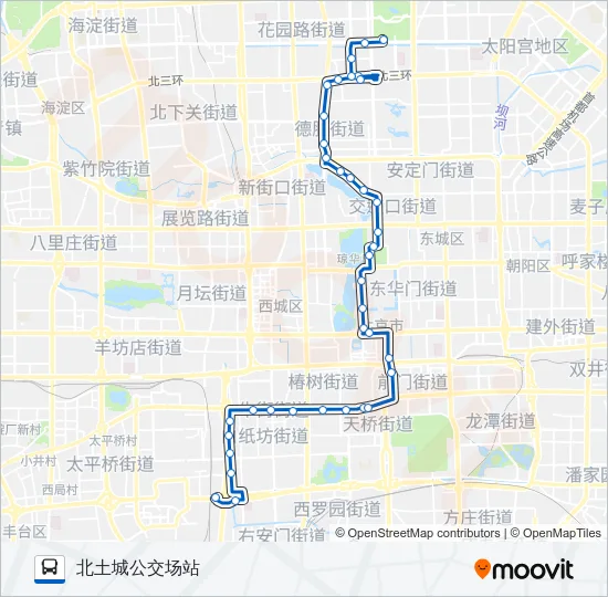 5 Bus Line Map