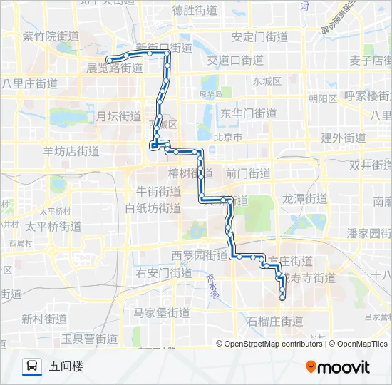 7 Bus Line Map