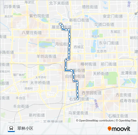 19 Bus Line Map