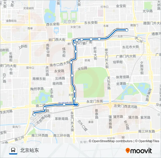 20 Bus Line Map