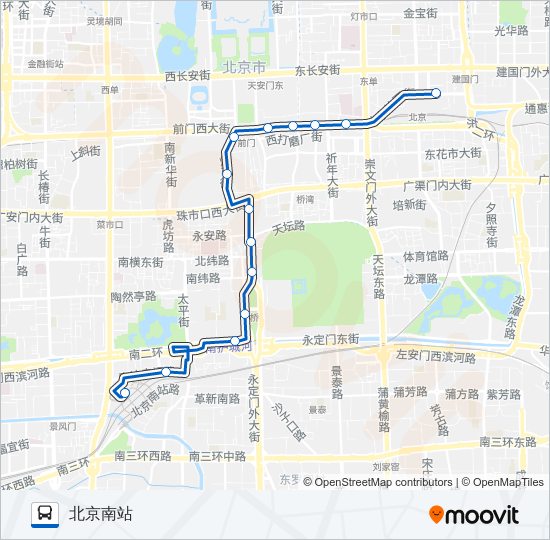 公交20路的线路图