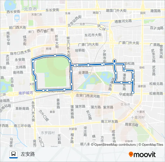 36 Bus Line Map