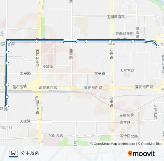 64 Bus Line Map