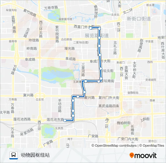 65 Bus Line Map