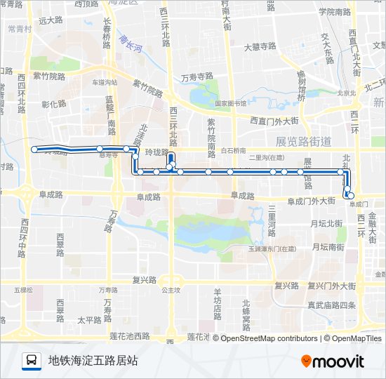 73 bus Line Map