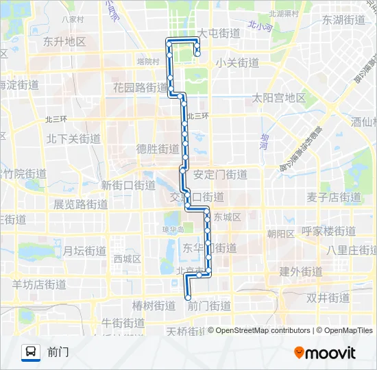 82 Bus Line Map