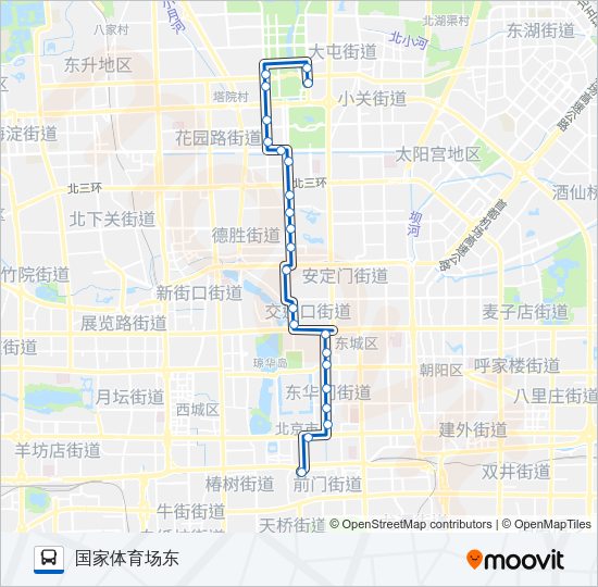 公交82路的线路图