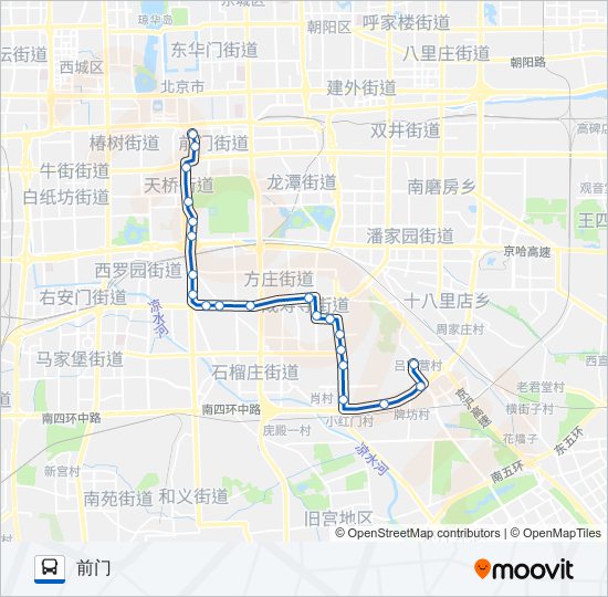 93 bus Line Map