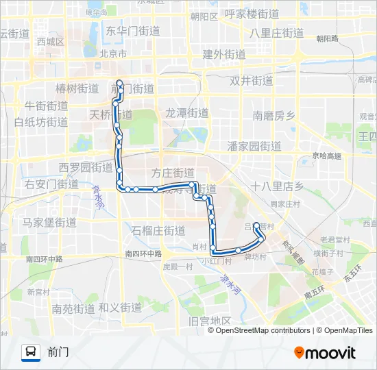 93 Bus Line Map