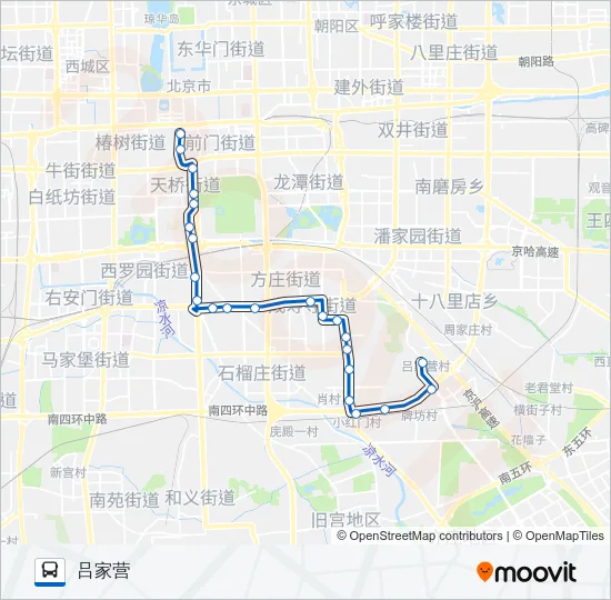 93 Bus Line Map
