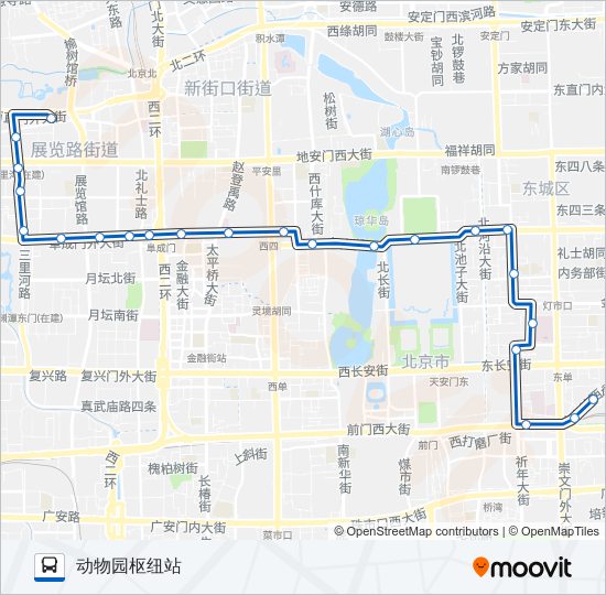 103 bus Line Map