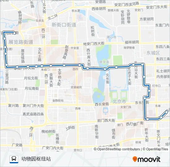 103 Bus Line Map