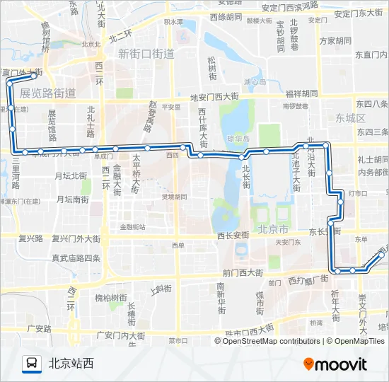 103 Bus Line Map