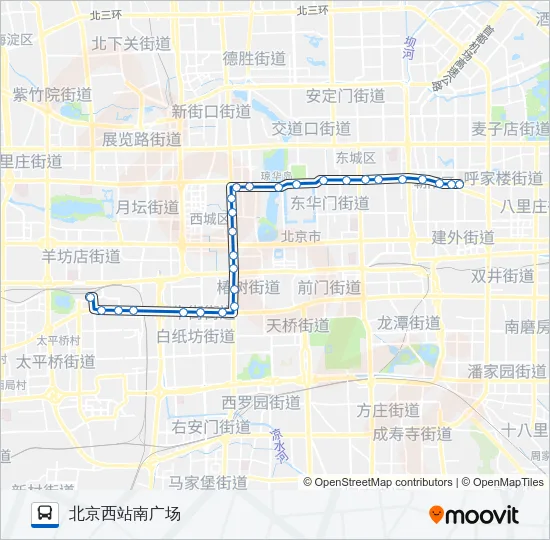 109 Bus Line Map