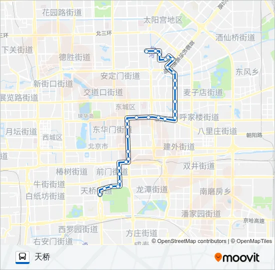 110 Bus Line Map