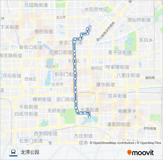 116 Bus Line Map