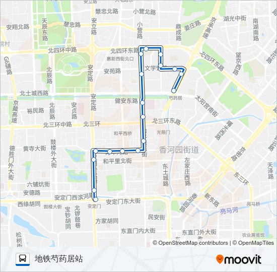 119 bus Line Map