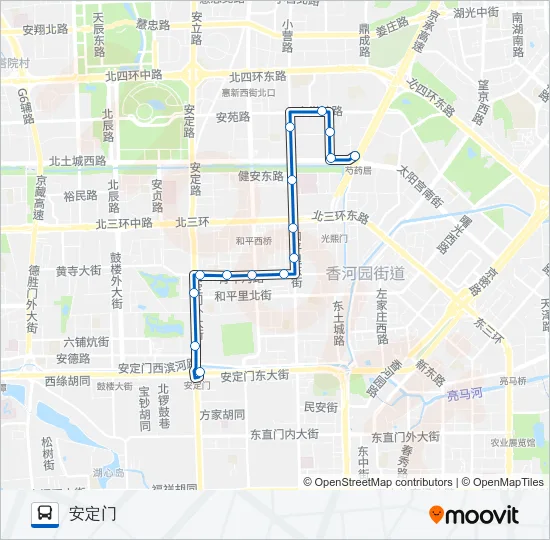 119 Bus Line Map