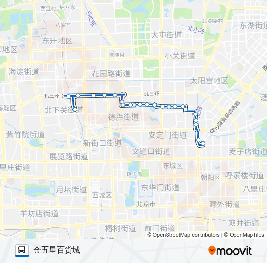 公交123路的线路图