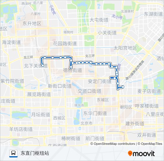 公交123路的线路图