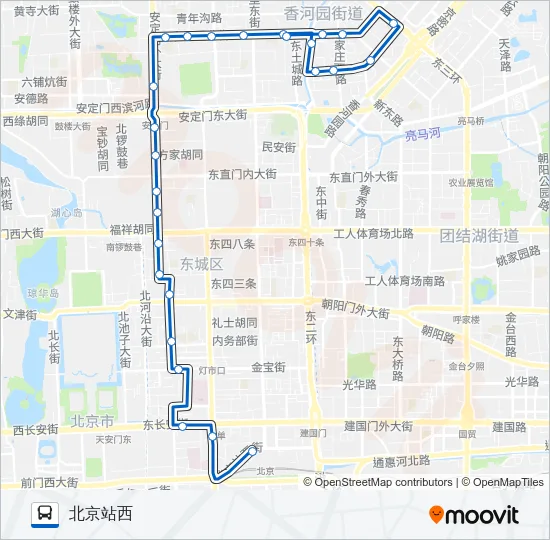 127 Bus Line Map